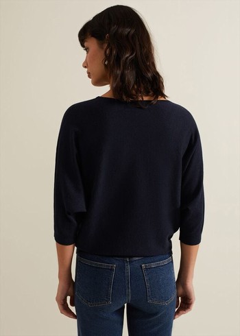 Phase Eight Cristine Knitwear Navy Australia | TJ1306925